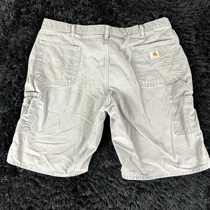 carhartt cream carpenter shorts size 42